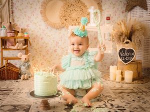 Sesión de fotos de smash cake en La Nucía Benidorm Altea