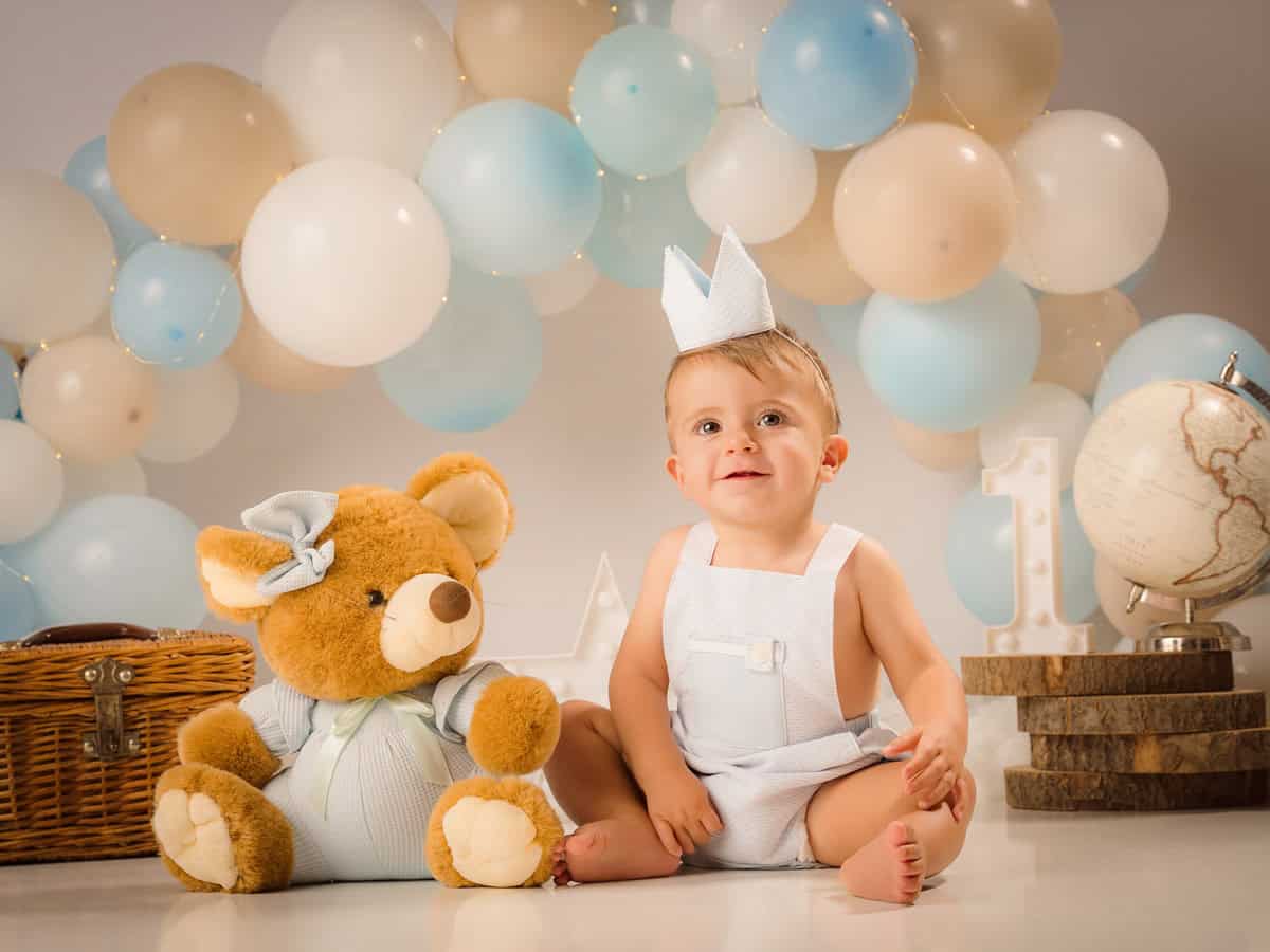 Sesión de fotos de smash cake en La Nucía Benidorm Altea