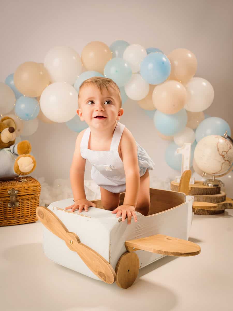 Sesión de fotos de smash cake en La Nucía Benidorm Altea