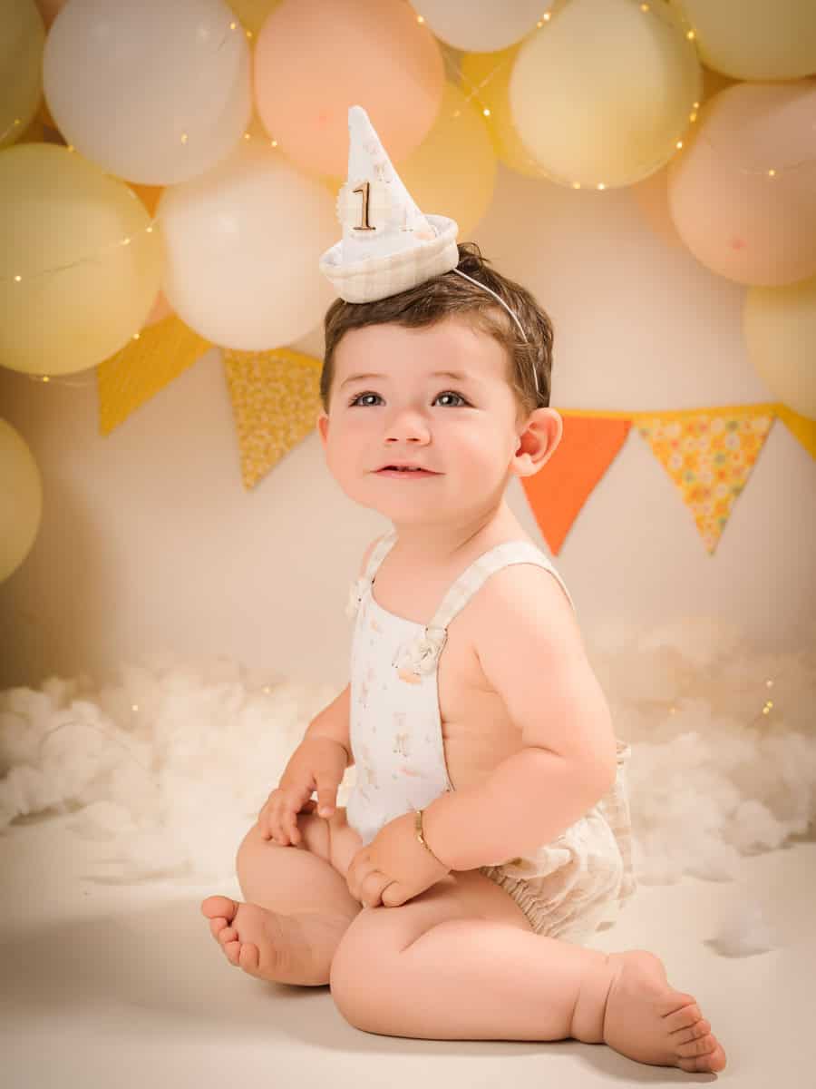 Sesión de fotos de smash cake en La Nucía Benidorm Altea