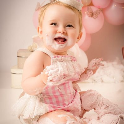Sesión de fotos de smash cake en La Nucía Benidorm Altea